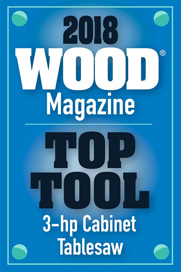 Top Tool 2018: 3 HP Cabinet Table Saw logo