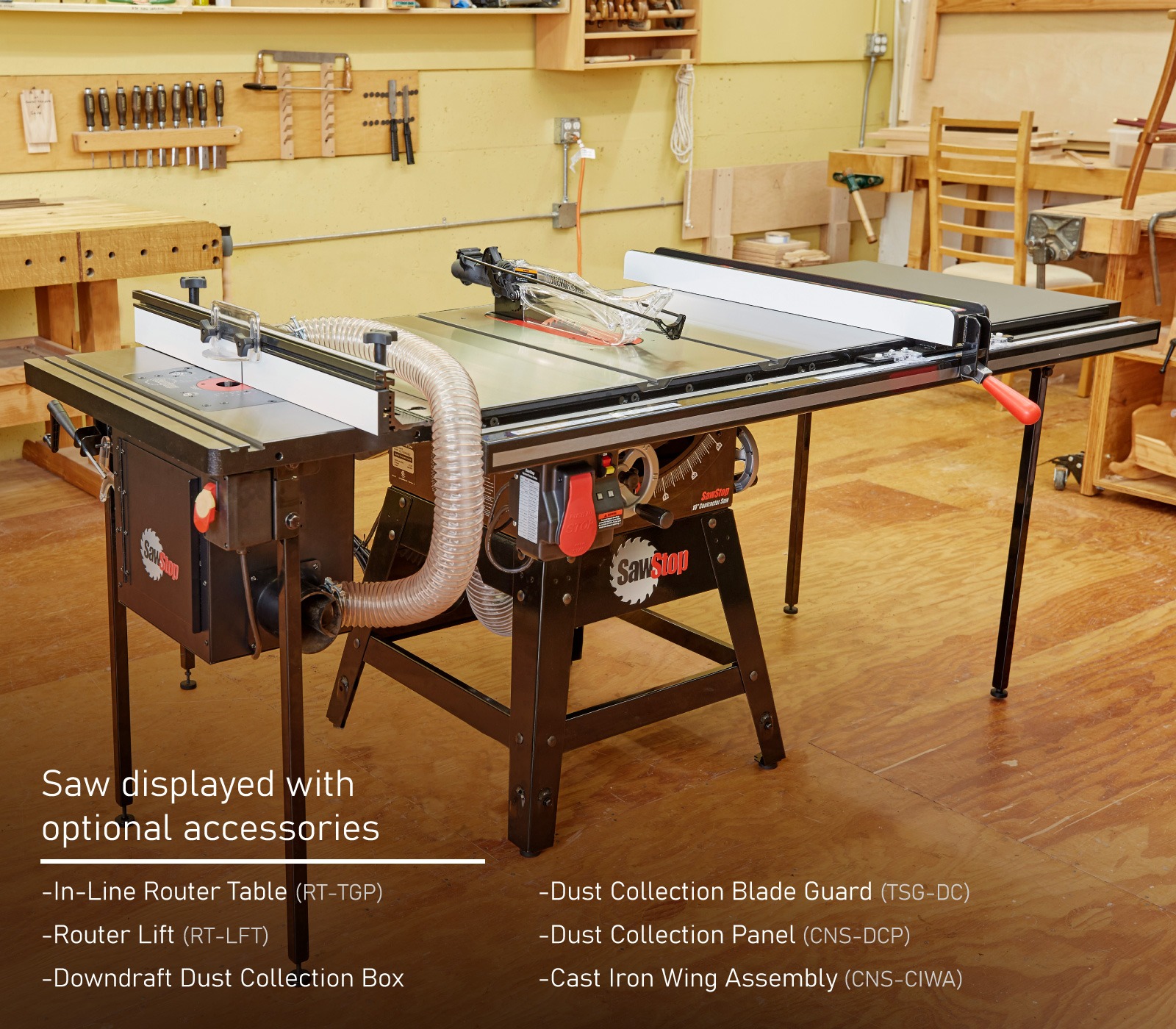 SawStop Contractor Saw Mobile Base