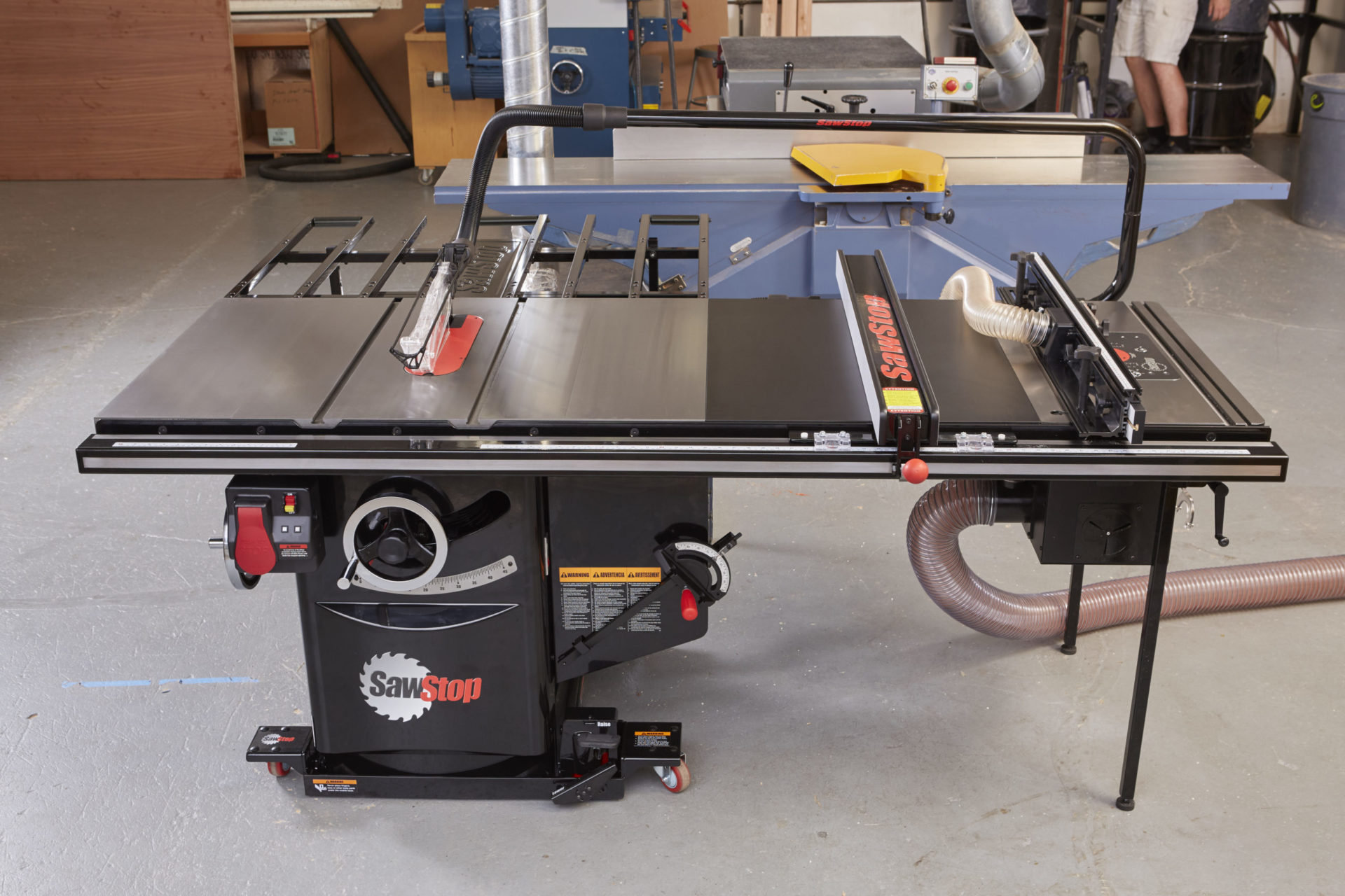 Industrial Cabinet Saw Mobile Base w/PCS Conversion Kit Base at