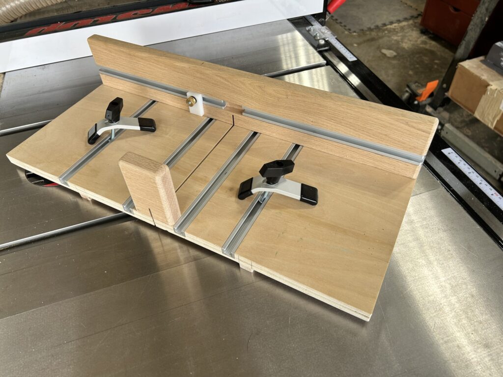 Small parts crosscut sled for table saw