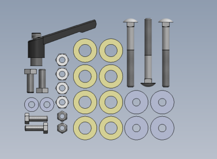 Hardware Kit for Replacement Floating Guard Assembly for TSG-FDC