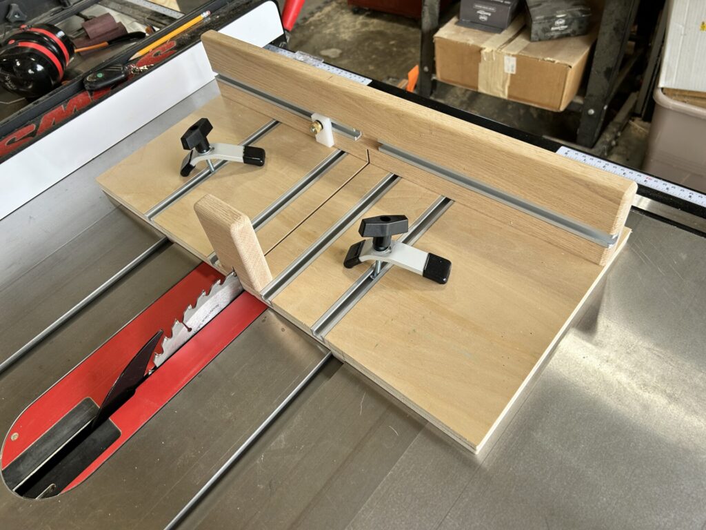 Small parts crosscut sled for table saw